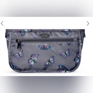 NWT Lug Parasail Cosmetic Case Butterfly Grey